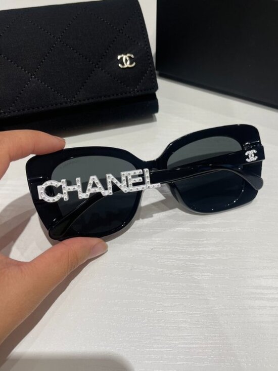 Chanel Black Square Sunglasses